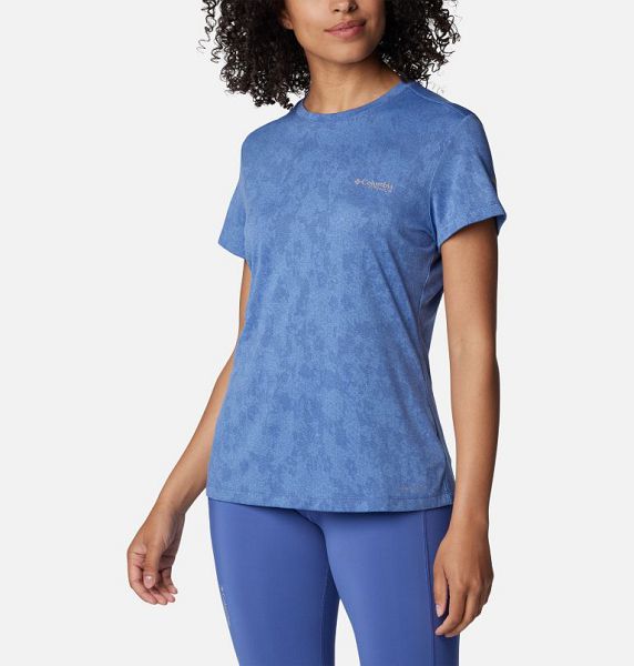 Women Columbia Bluebird Canyon™ Technical T-Shirt Blue | US-EVBDKP-473