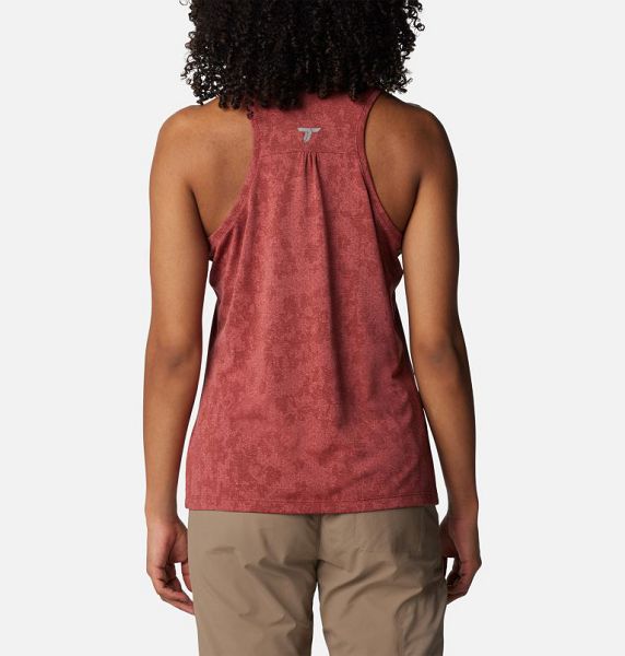 Women Columbia Bluebird Canyon™ Technical Tank Top Red | US-OQZPKE-382