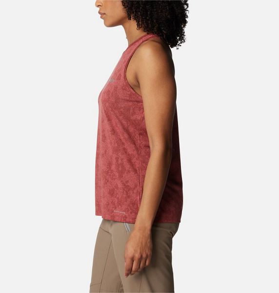 Women Columbia Bluebird Canyon™ Technical Tank Top Red | US-OQZPKE-382