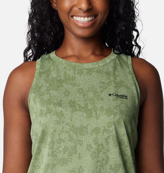 Women Columbia Bluebird Canyon™ Technical Tank Top Olive | US-YDIWVL-204