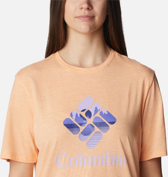 Women Columbia Bluebird Day™ Relaxed T-Shirt Coral | US-HADISJ-328