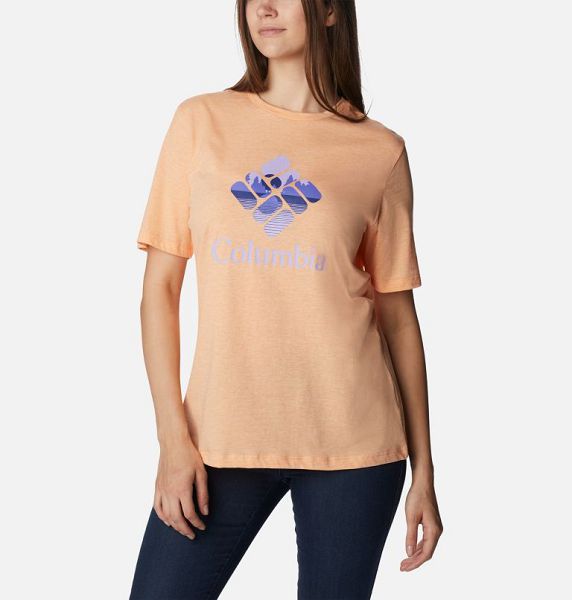 Women Columbia Bluebird Day™ Relaxed T-Shirt Coral | US-HADISJ-328