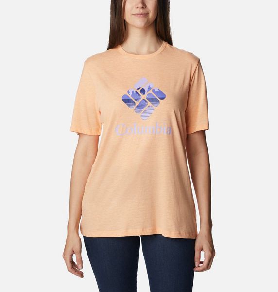 Women Columbia Bluebird Day™ Relaxed T-Shirt Coral | US-HADISJ-328