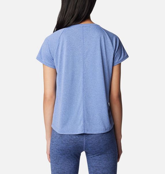 Women Columbia Bogata Bay™ Technical T-Shirt Blue | US-IFDJTL-246