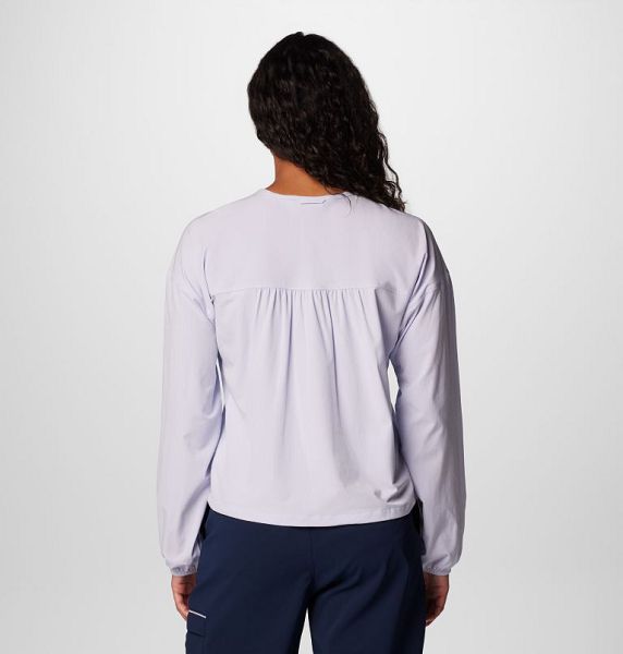 Women Columbia Boundless Avenue™ T-Shirt Blue | US-TJUDMS-175