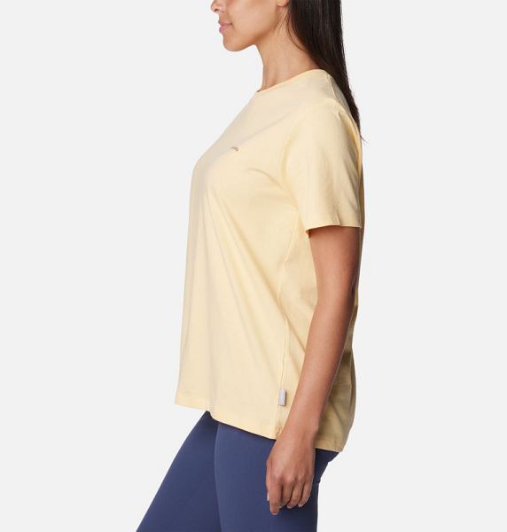 Women Columbia Boundless Beauty™ Graphic T-Shirt Yellow | US-SWPURZ-680