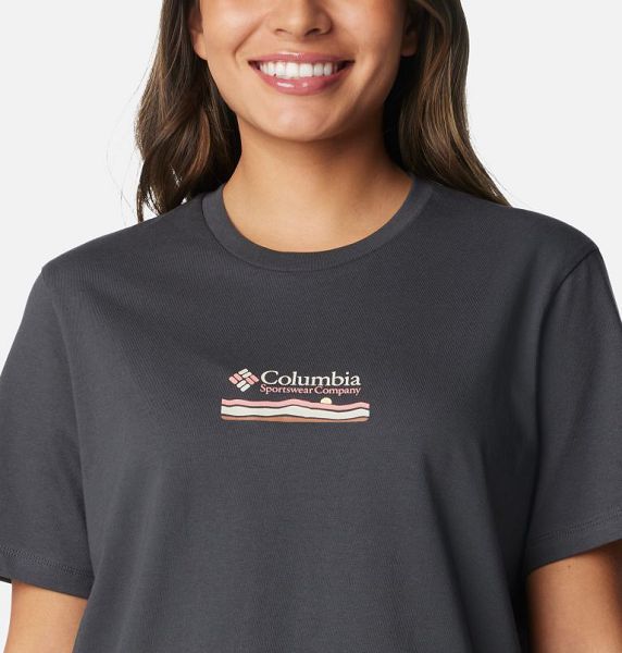 Women Columbia Boundless Beauty™ T-Shirt Dark Grey | US-HDPOJA-034