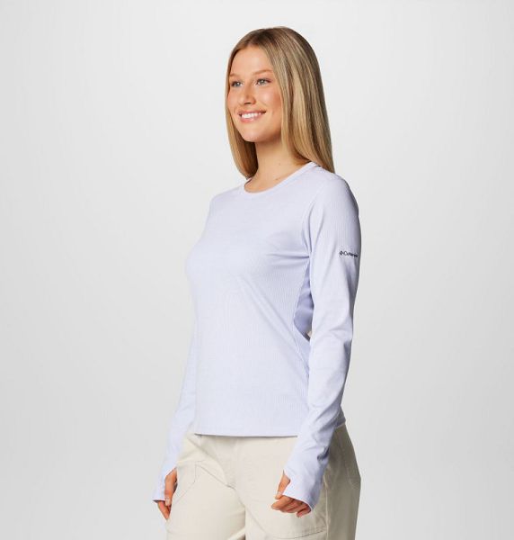 Women Columbia Boundless™ Days Knit Long Sleeve T-Shirt Blue | US-ILEPQB-586