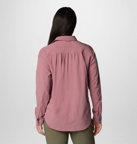 Women Columbia Boundless Trek™ II Shirts Coral | US-MRFIHN-540