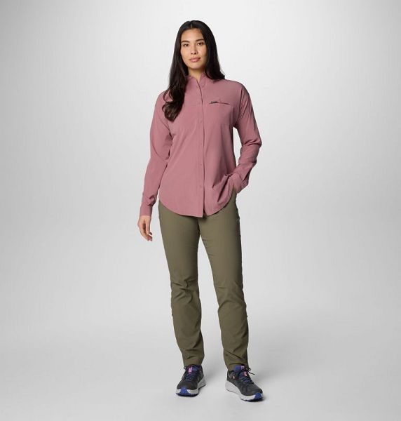 Women Columbia Boundless Trek™ II Shirts Coral | US-MRFIHN-540