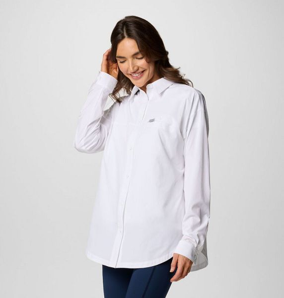 Women Columbia Boundless Trek™ II Shirts White | US-IUXEGC-412