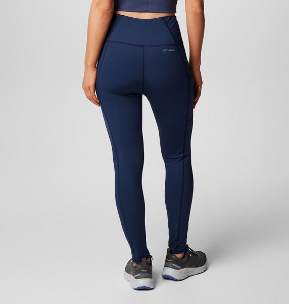 Women Columbia Boundless Trek™ Leggings Navy | US-LZBIRG-432