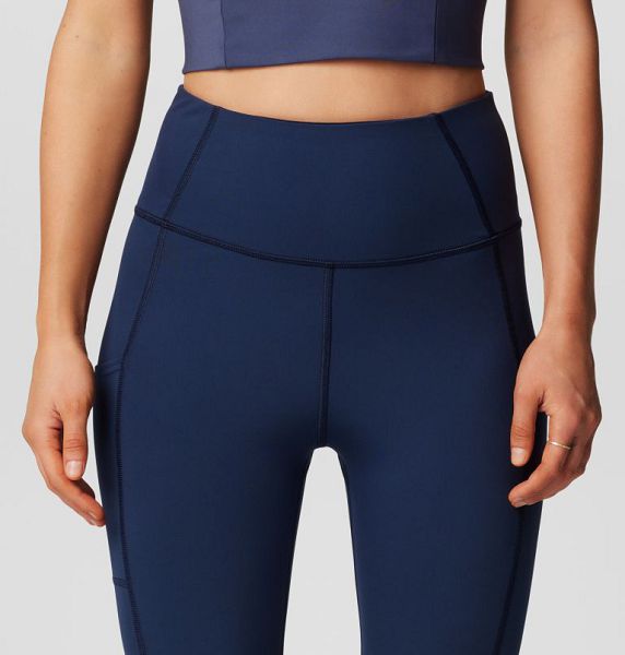 Women Columbia Boundless Trek™ Leggings Navy | US-LZBIRG-432