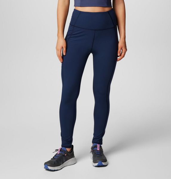 Women Columbia Boundless Trek™ Leggings Navy | US-LZBIRG-432