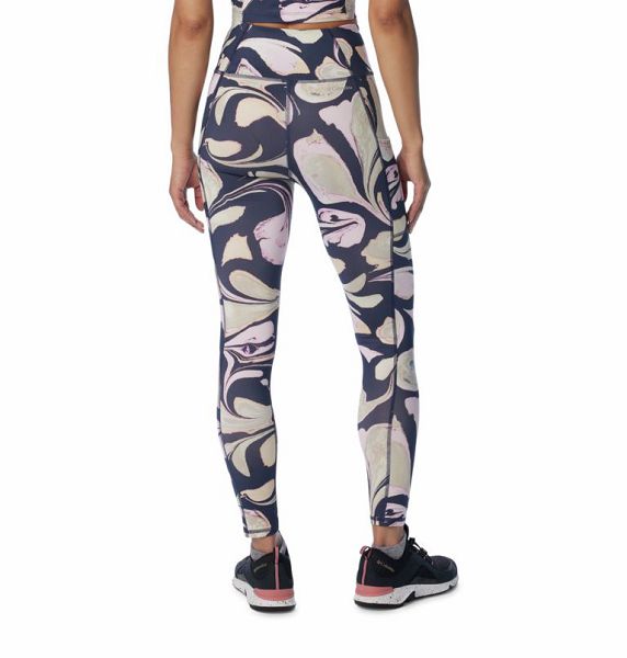 Women Columbia Boundless Trek™ Leggings Navy | US-VOEPHD-583