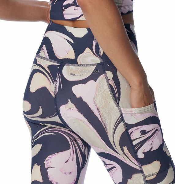 Women Columbia Boundless Trek™ Leggings Navy | US-VOEPHD-583