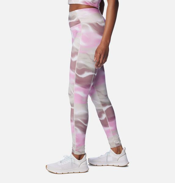 Women Columbia Boundless Trek™ Leggings Pink / White | US-EUFIXM-130