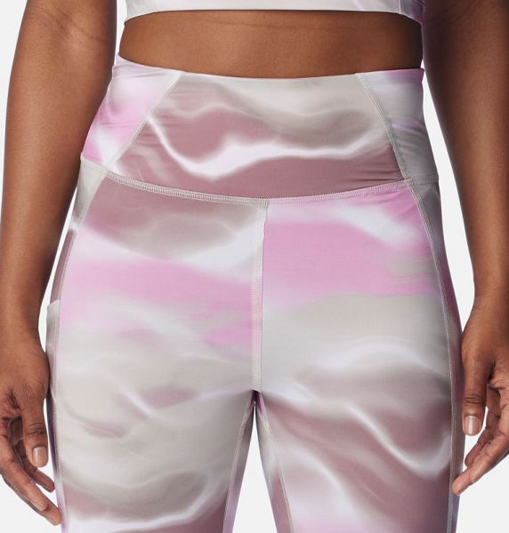 Women Columbia Boundless Trek™ Leggings Pink / White | US-EUFIXM-130