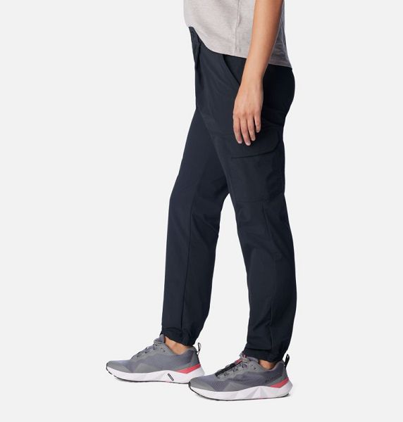 Women Columbia Boundless Trek™ Pleated Casual Trousers Black | US-KNTGZF-721