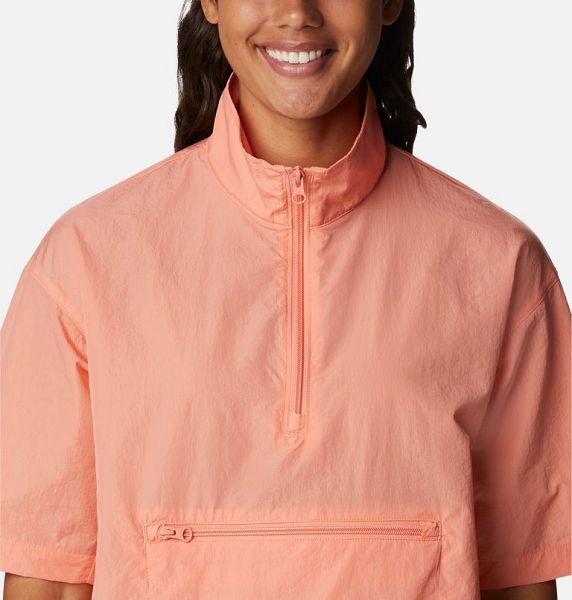 Women Columbia Boundless Trek™ Pullover Lightweight Insulated Jackets Coral | US-ABDCZX-506