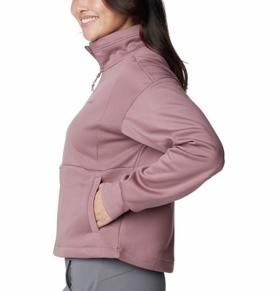 Women Columbia Boundless Trek™ Technical Fleece Jackets Burgundy | US-TCYPOU-169