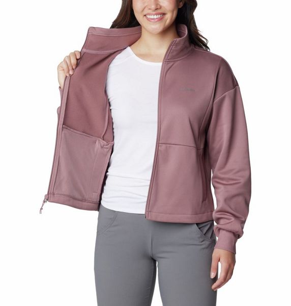 Women Columbia Boundless Trek™ Technical Fleece Jackets Burgundy | US-TCYPOU-169