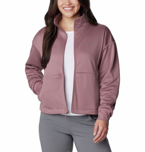 Women Columbia Boundless Trek™ Technical Fleece Jackets Burgundy | US-TCYPOU-169