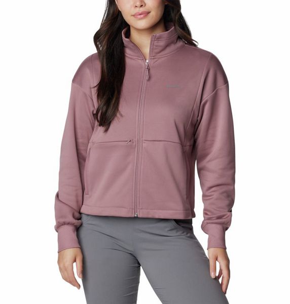 Women Columbia Boundless Trek™ Technical Fleece Jackets Burgundy | US-TCYPOU-169