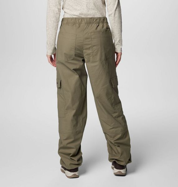 Women Columbia Brea Falls™ Cotton Ripstop Cargo Pants Grey / Green | US-OVFAPG-754