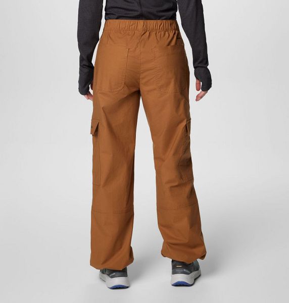 Women Columbia Brea Falls™ Cotton Ripstop Cargo Pants Brown | US-YUMEVK-093