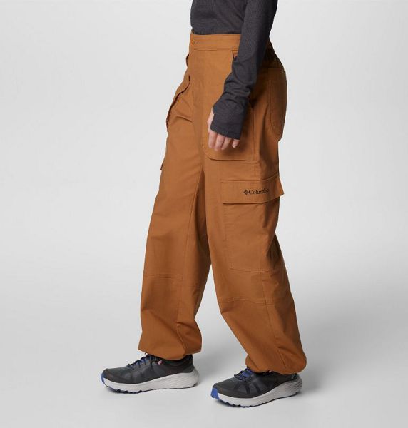 Women Columbia Brea Falls™ Cotton Ripstop Cargo Pants Brown | US-YUMEVK-093