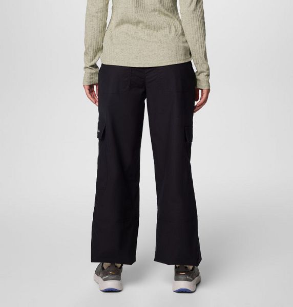 Women Columbia Brea Falls™ Cotton Ripstop Cargo Pants Black | US-JCEXDA-702