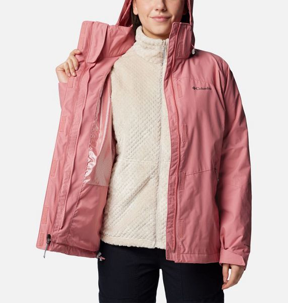 Women Columbia Bugaboo™ III Waterproof 3 In 1 Jackets Pink | US-IFPOAS-506