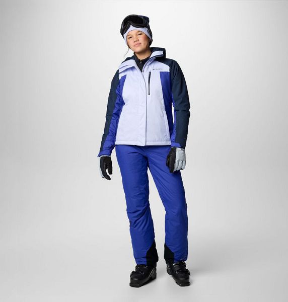 Women Columbia Bugaboo™ II Omni-Heat™ Waterproof Ski Pants Blue | US-LITVAC-038