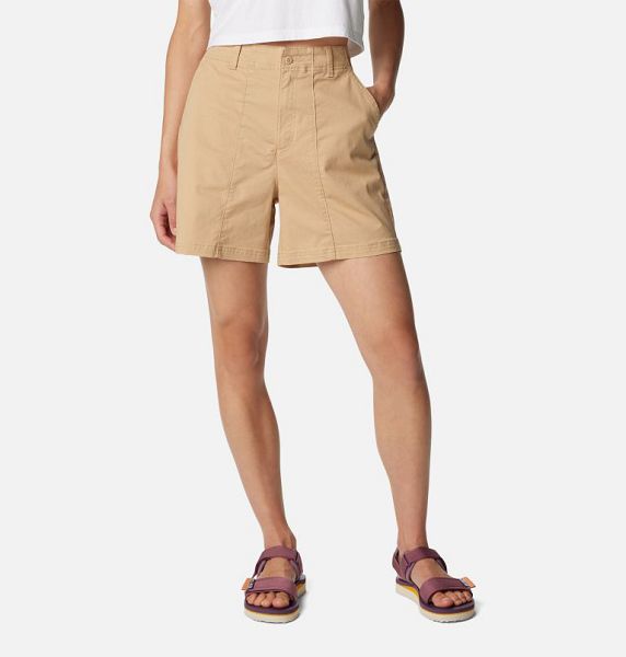 Women Columbia Calico Basin™ Shorts Khaki | US-IFYNKS-075