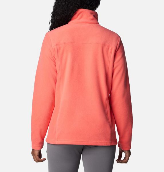 Women Columbia Castle Dale™ Full Zip Fleece Jackets Coral | US-GVWOAX-592