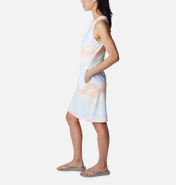 Women Columbia Chill River™ Printed Dress White | US-MDRUGZ-851