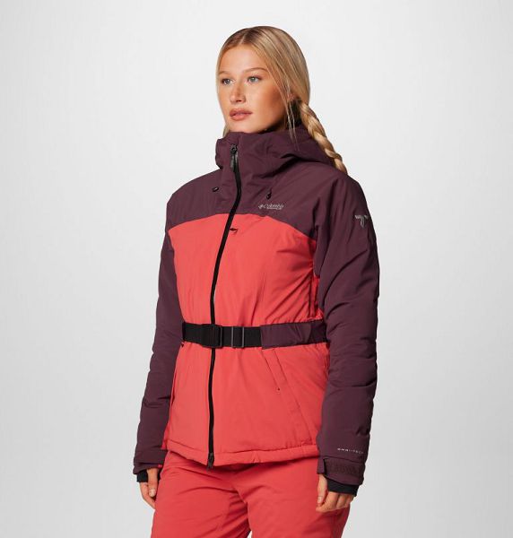 Women Columbia Cirque Bowl™ Insulated Waterproof Ski Jackets Burgundy / Red | US-EITYFG-796