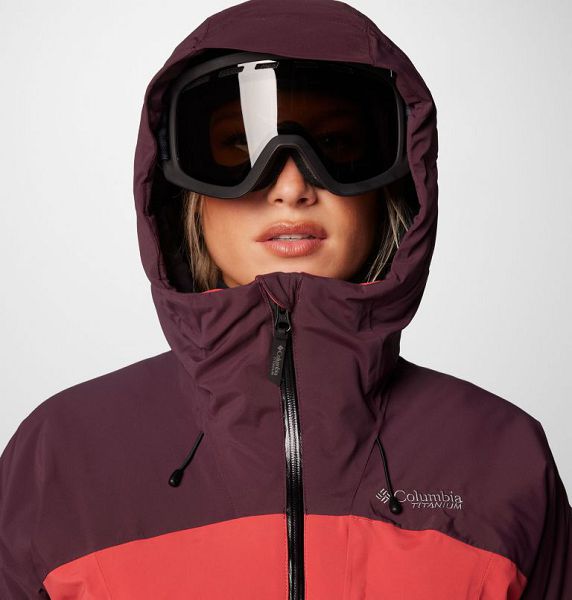 Women Columbia Cirque Bowl™ Insulated Waterproof Ski Jackets Burgundy / Red | US-EITYFG-796