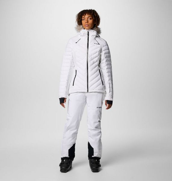 Women Columbia Cirque Bowl™ Waterproof Ski Pants White | US-BNUAFQ-953