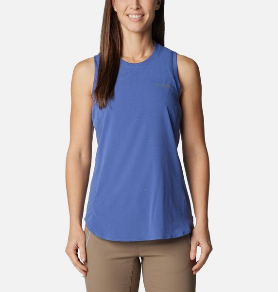 Women Columbia Cirque River™ Technical Support Tank Top Blue | US-QMLRJT-051