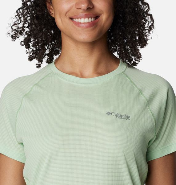 Women Columbia Cirque River™ Technical T-Shirt Olive | US-AZMWXJ-603