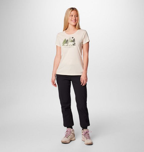 Women Columbia Daisy Days™ Graphic T-Shirt White | US-YWLFTI-145