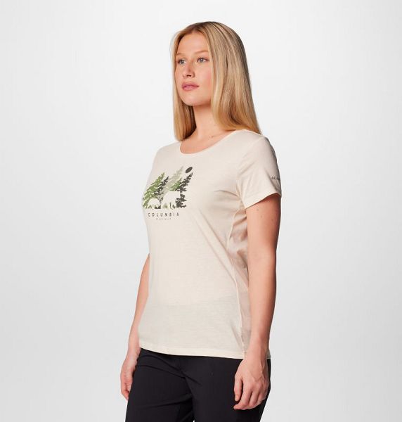 Women Columbia Daisy Days™ Graphic T-Shirt White | US-YWLFTI-145