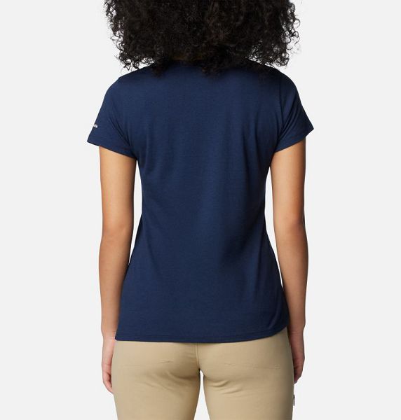 Women Columbia Daisy Days™ Graphic T-Shirt Navy | US-SZDWJB-496