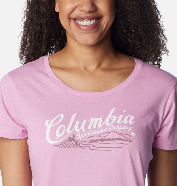 Women Columbia Daisy Days™ Graphic T-Shirt Pink | US-ZDQCRS-208