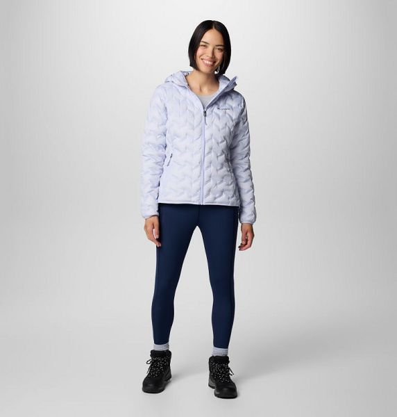 Women Columbia Delta Ridge™ II Hooded Down Jackets Blue | US-XHTWKU-420