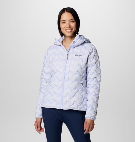 Women Columbia Delta Ridge™ II Hooded Down Jackets Blue | US-XHTWKU-420