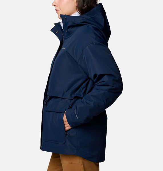 Women Columbia Drop Ridge™ II Waterproof 3 In 1 Jackets Navy | US-DKCGIJ-168