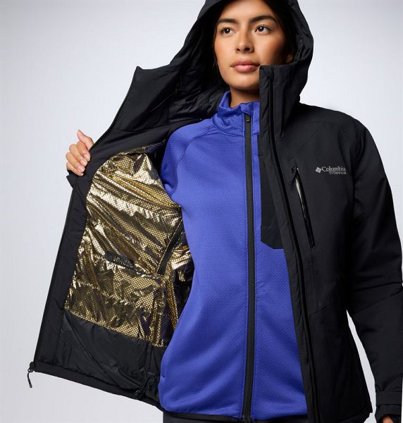 Women Columbia Explorer's Edge™ II Waterproof Insulated Jackets Black | US-XYATEI-851